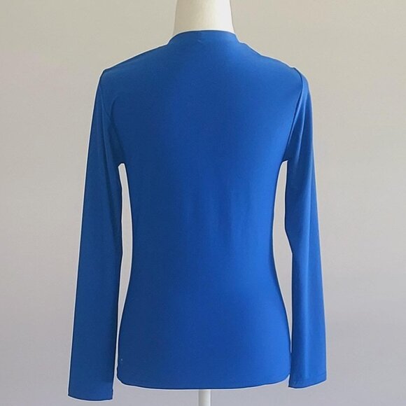 O'Neill Women's Basic Skins UPF 50+ Long Sleeve Rash Guard Blue XSmall NWOT - Picture 5 of 7
